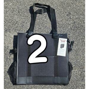 Alvin Prestige Black BackPack Easel Art Bag Side Mesh Pockets NWT